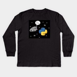 That's No Moon Kids Long Sleeve T-Shirt